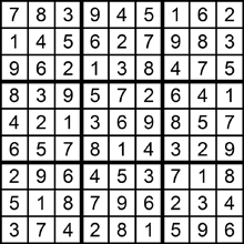 sudoku solution